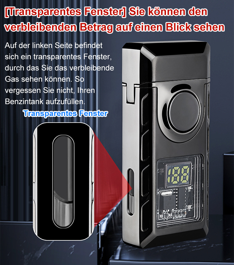🔥 Sprachgesteuertes Smart-Feuerzeug 🎙️🌪️ – Winddicht & Gasfrei ♻️