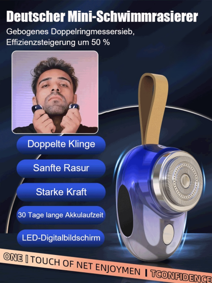 Deutscher Mini-Schwimmrasierer