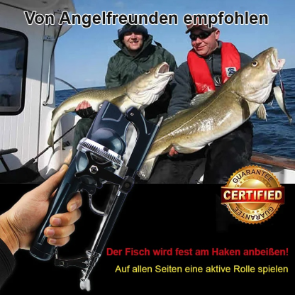 Mehrzweckrute mit Antifischleine und einer Rolle für Meeresangeln und Roadrunner.