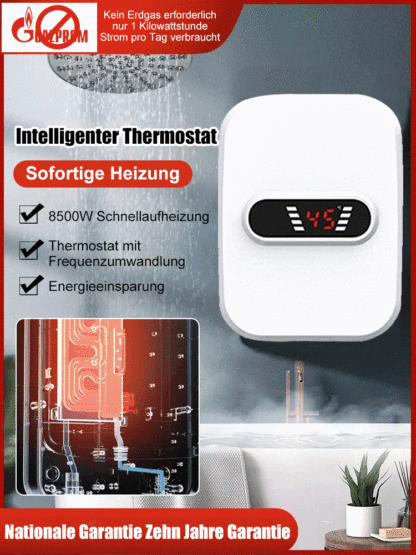 Stromrechnung weniger als 10€ pro Monat! Gasdurchlauferhitzer austauschen!