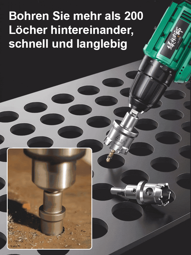 5 Sekunden, um ein Loch zu bohren, egal welches Material 🛠️ Keine Bauarbeiter mehr nötig ✔️