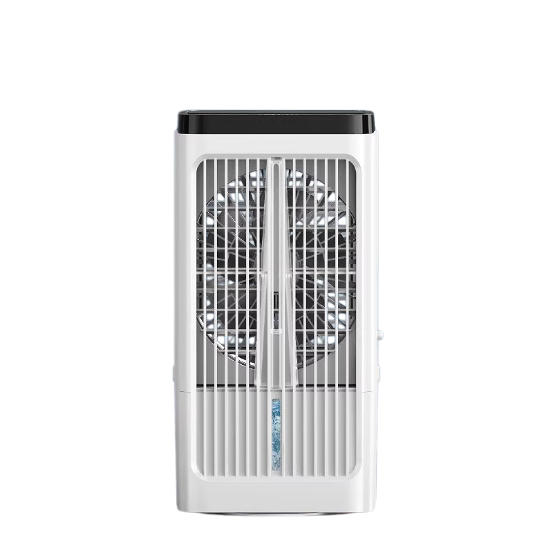 Klimaanlage mobil Luftkühler- Mobiles Klimager?te 1500ml Pers?nlich Ventilator mit 4 Windgeschwindigkeiten Wassertank 7 Farben Licht 2 Sprühfunktion, 1-8H Timer, für Schlafzimmer Büro