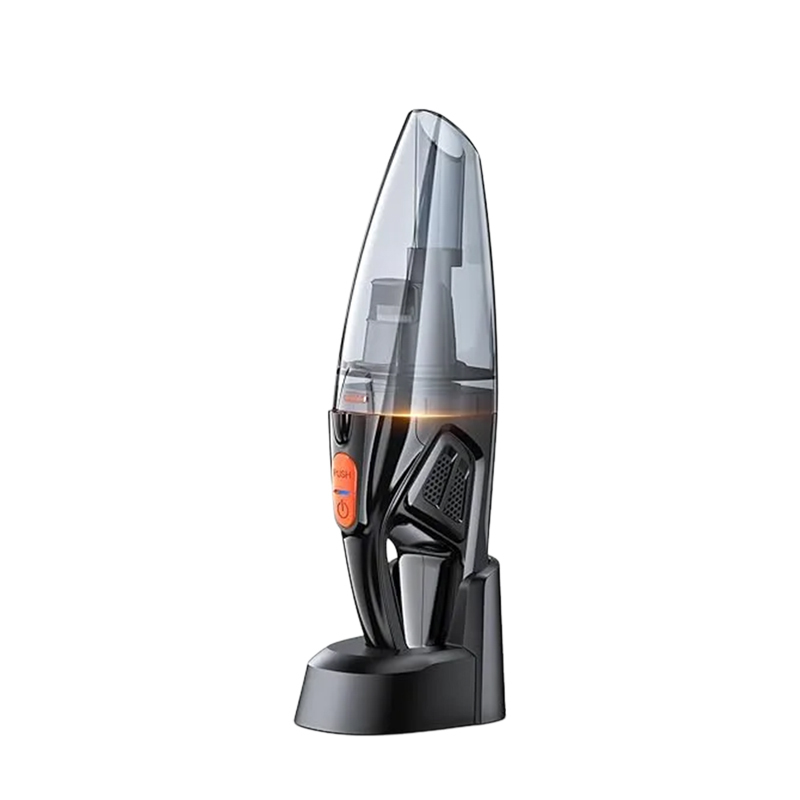 Handstaubsauger Akku, Handstaubsauger Kabellos mit LED-Lichter, 2 Waschbar Filter, Nass & Trocken Auto Staubsauger Stark für Zuhause, Büro, Auto, Tierhaare