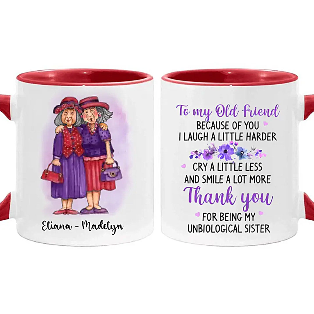 Old Friend Smile A Lot More Mug-ancustom