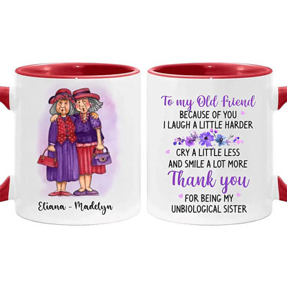 Old Friend Smile A Lot More Mug-ancustom