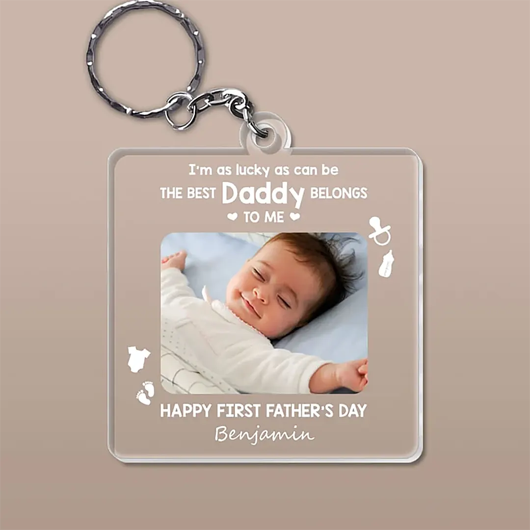 I'm As Lucky As Can Be Acrylic Keychain -ancustom