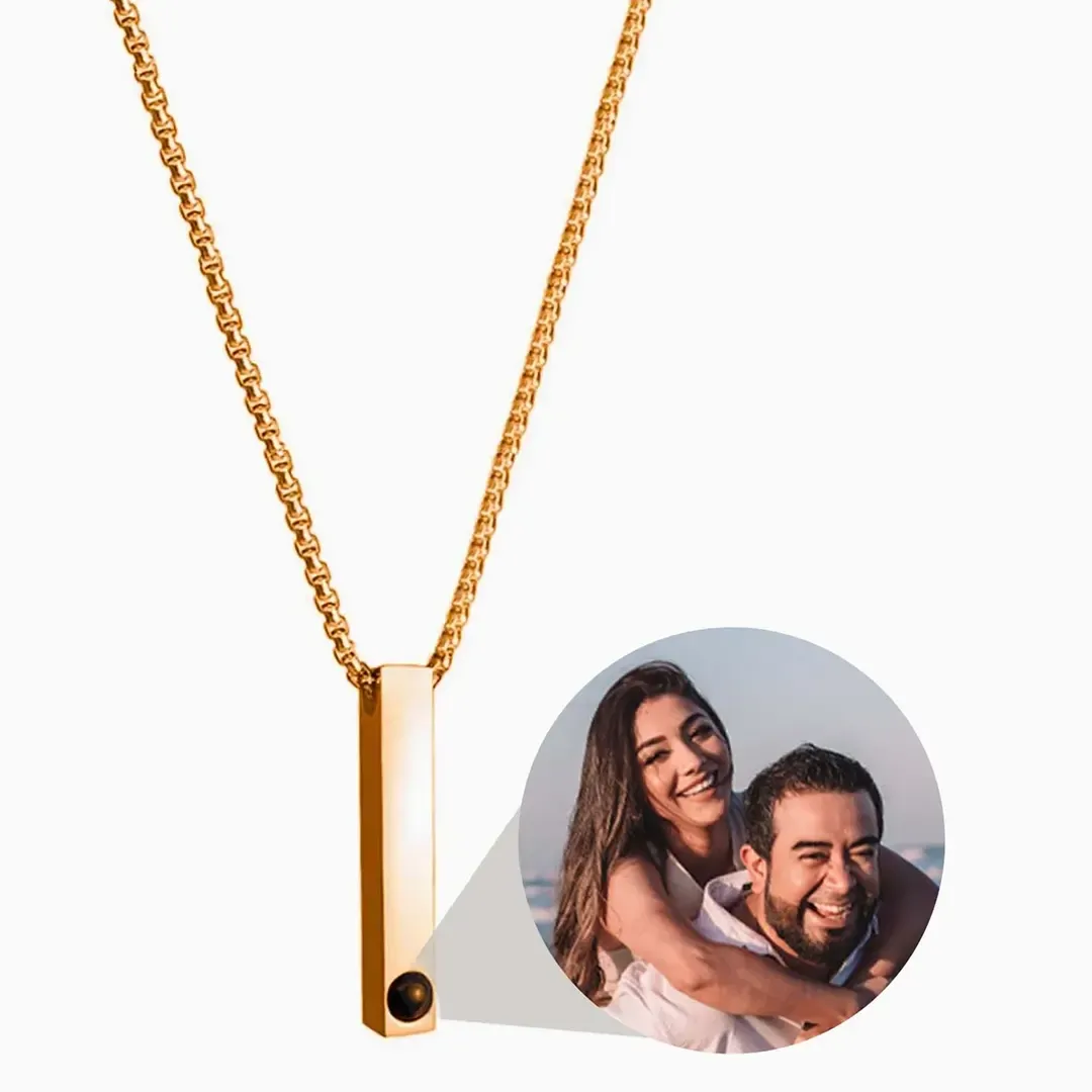 Simple Projection Necklace-ancustom