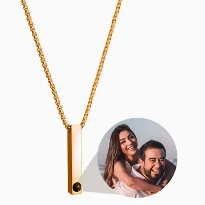 Simple Projection Necklace-ancustom