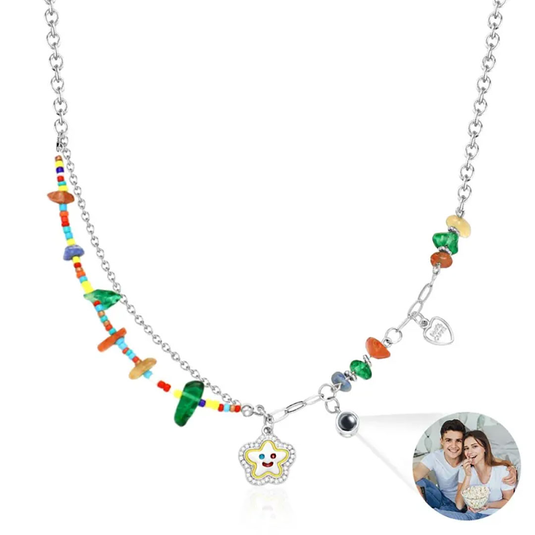 Custom Projection Necklace Hot Girl Summer Gift-ancustom