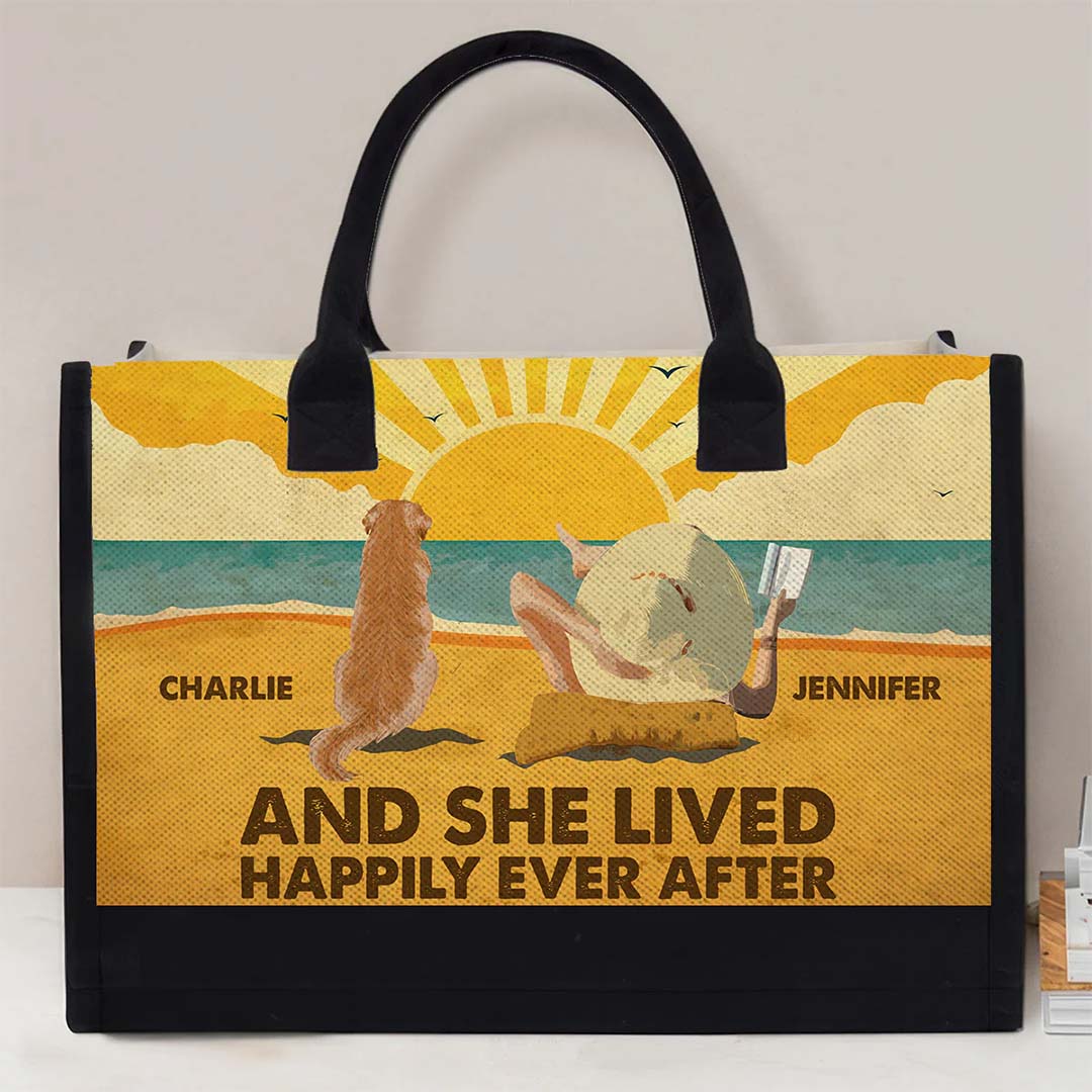 Beach Vibes - Personalized Custom Canvas Tote Bag-ancustom