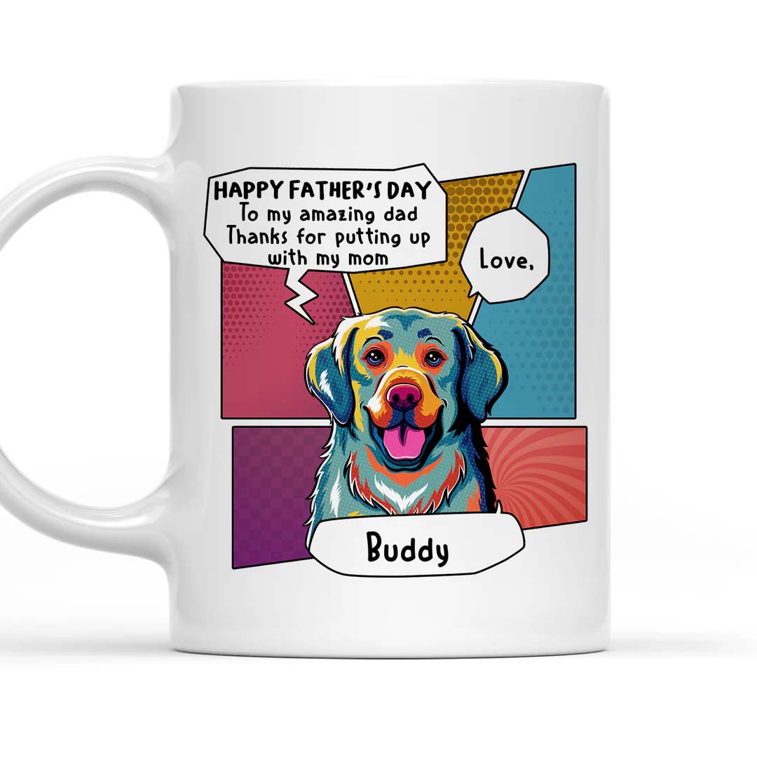 Pop Art Amazing Mom/Dad - Personalized Custom Coffee Mug-ancustom