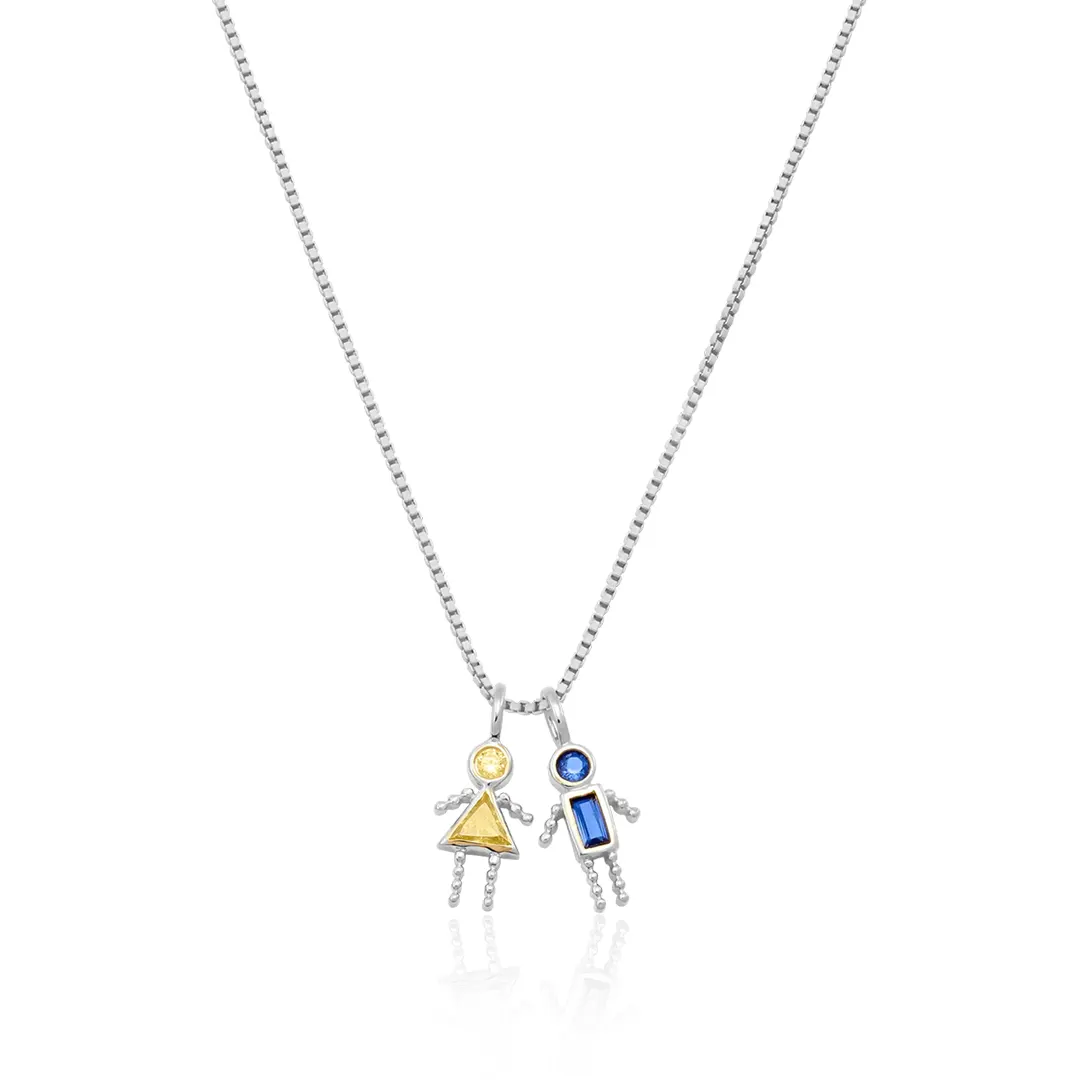 Customized Personalized Birthstone Necklace - Gift for Mom-ancustom