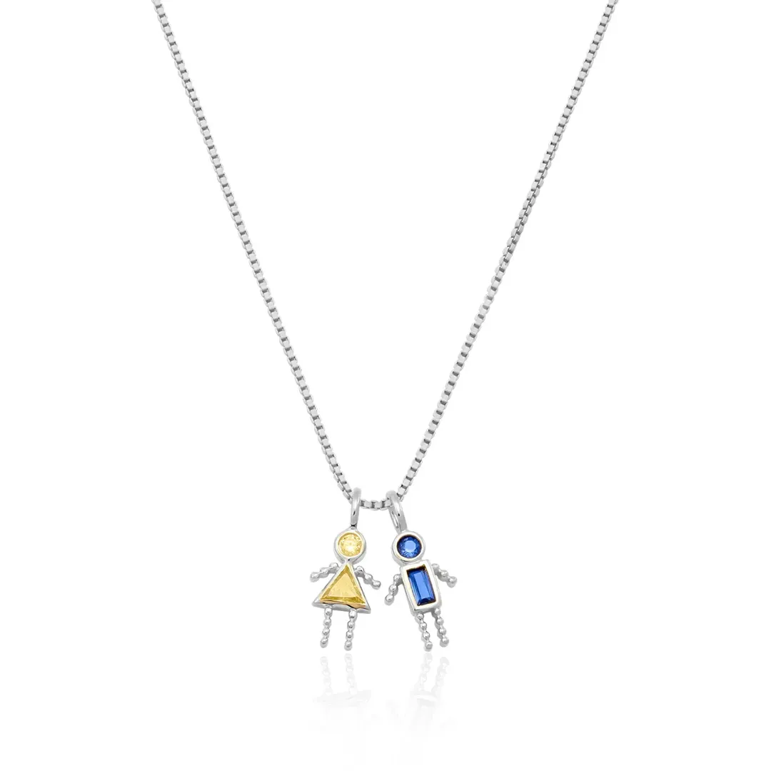 Customized Personalized Birthstone Necklace - Gift for Mom-ancustom