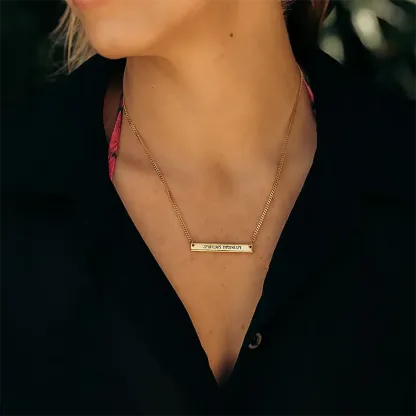 Custom Plate Necklace-ancustom