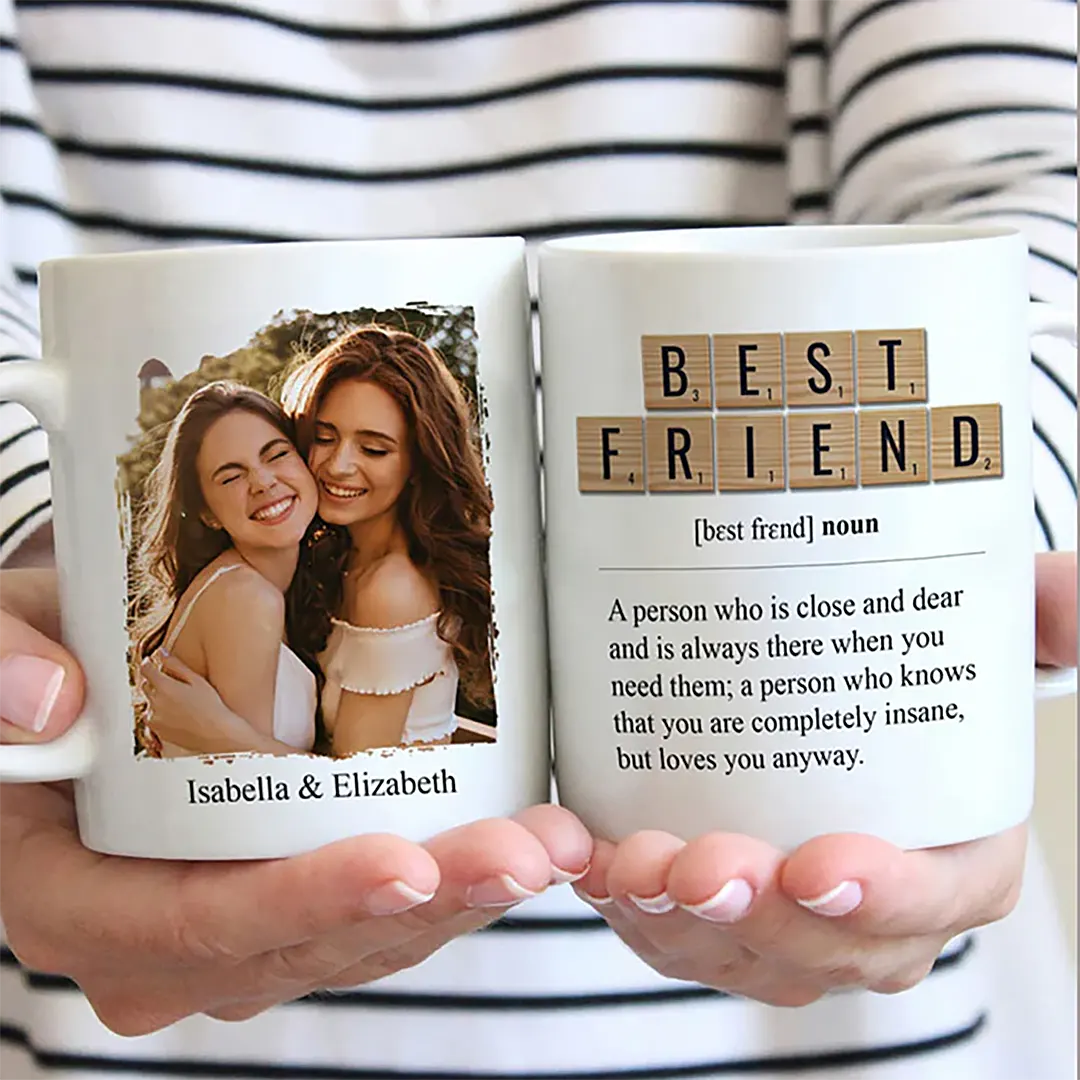 You Always Make Me Smile -  Gift For Besties - Personalized Mug-ancustom