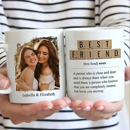 You Always Make Me Smile -  Gift For Besties - Personalized Mug-ancustom