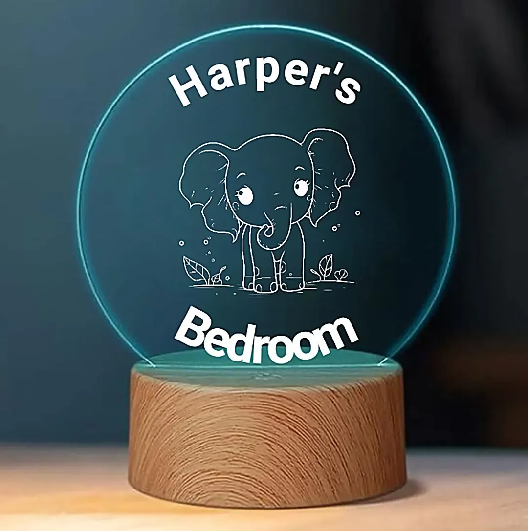 Personalized Night Light - Gift for Baby-ancustom