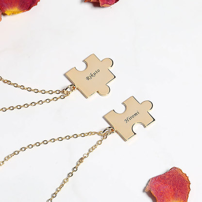 "Puzzle Game" Personalized Name Necklace-ancustom