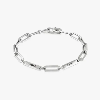 Bracelet engraved - up to 5 names-ancustom