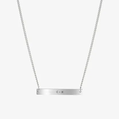Custom Plate Necklace-ancustom
