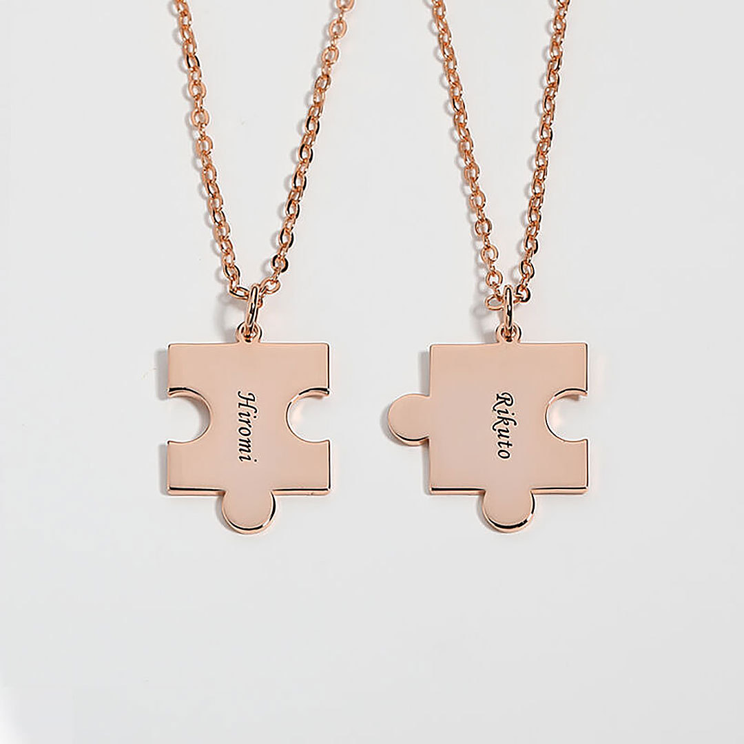 "Puzzle Game" Personalized Name Necklace-ancustom