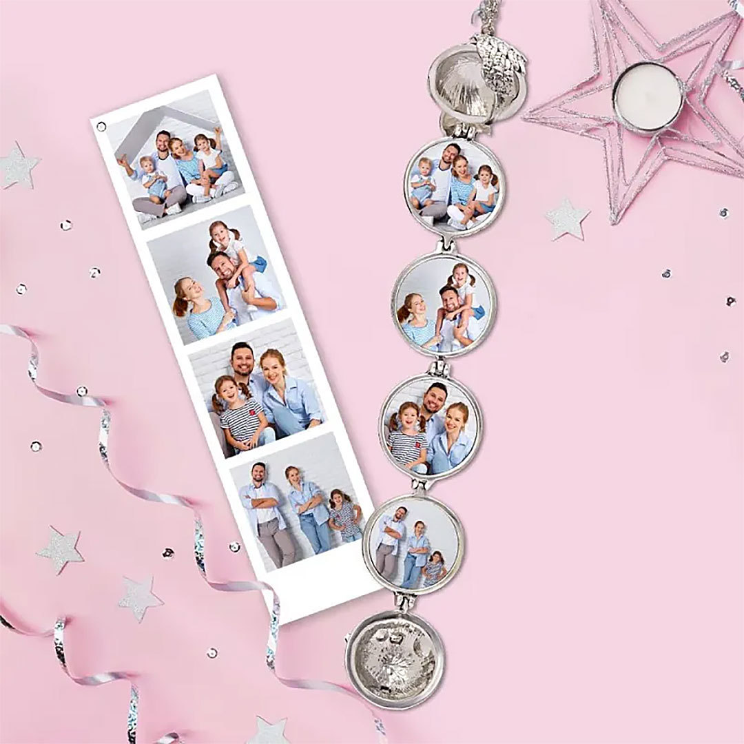 Photo Wings Necklace Pendant Personalized Custom Photo Locket Frame Unique Jewelry Gifts-ancustom
