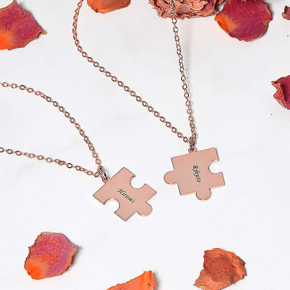 "Puzzle Game" Personalized Name Necklace-ancustom