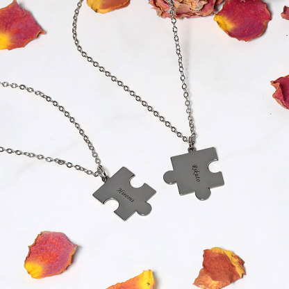 "Puzzle Game" Personalized Name Necklace-ancustom
