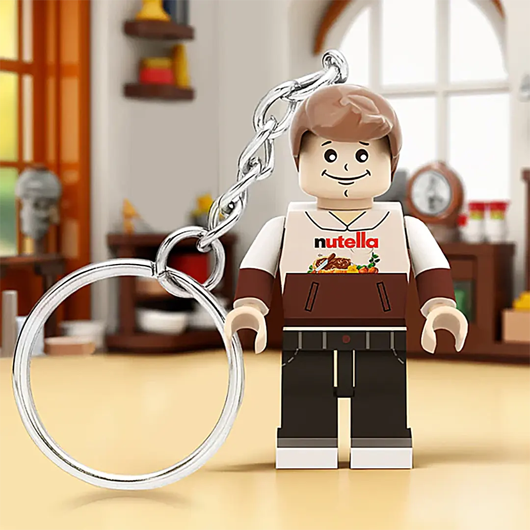 Creative Gift Full Body Custom Minifigs Keychain Personalized Photo MiniFigs Keychain-ancustom