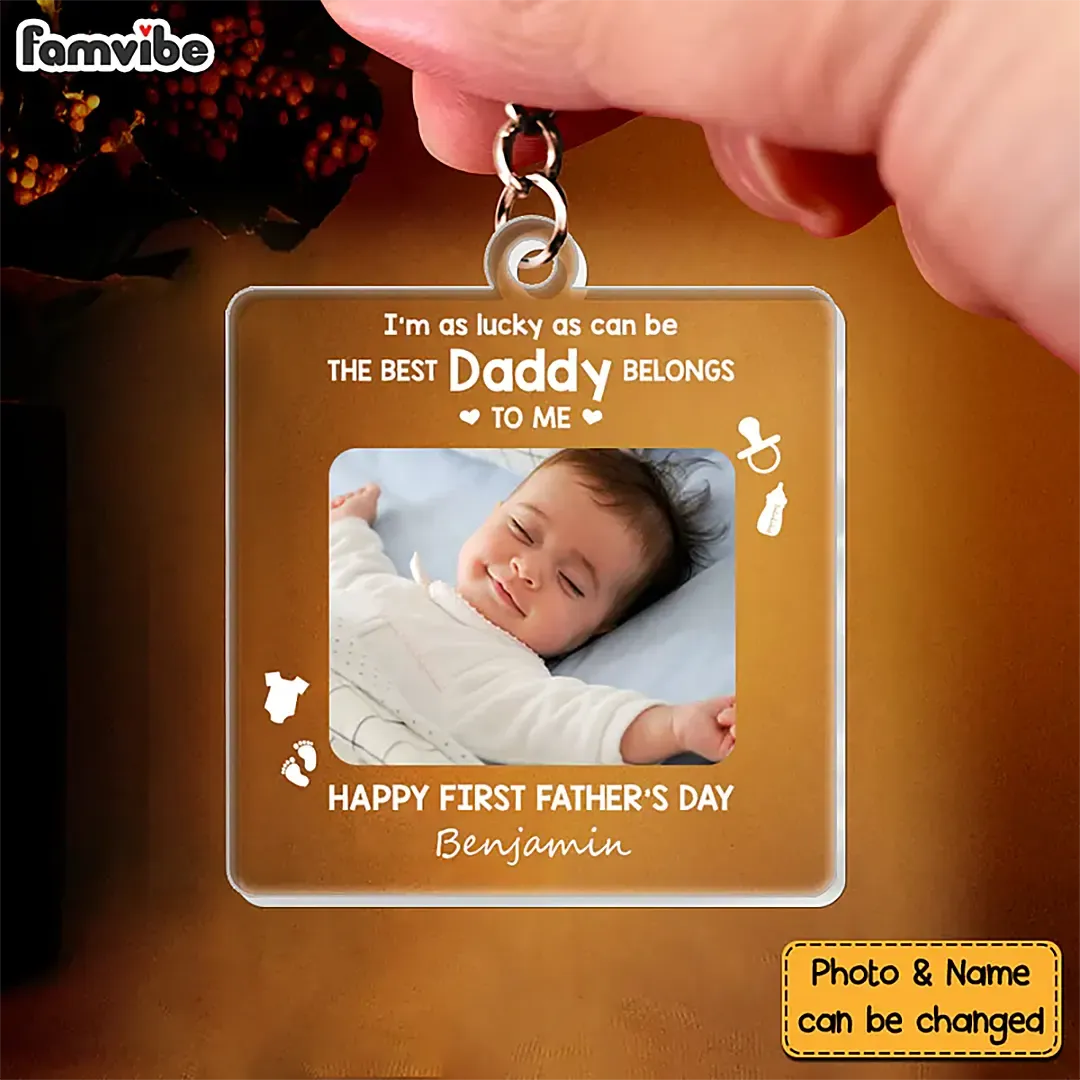 I'm As Lucky As Can Be Acrylic Keychain -ancustom