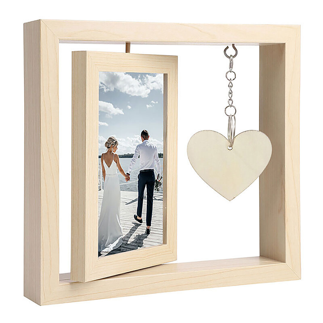 Personalized Rotating Photo Frames Valentine's Day Gifts for Couples-ancustom
