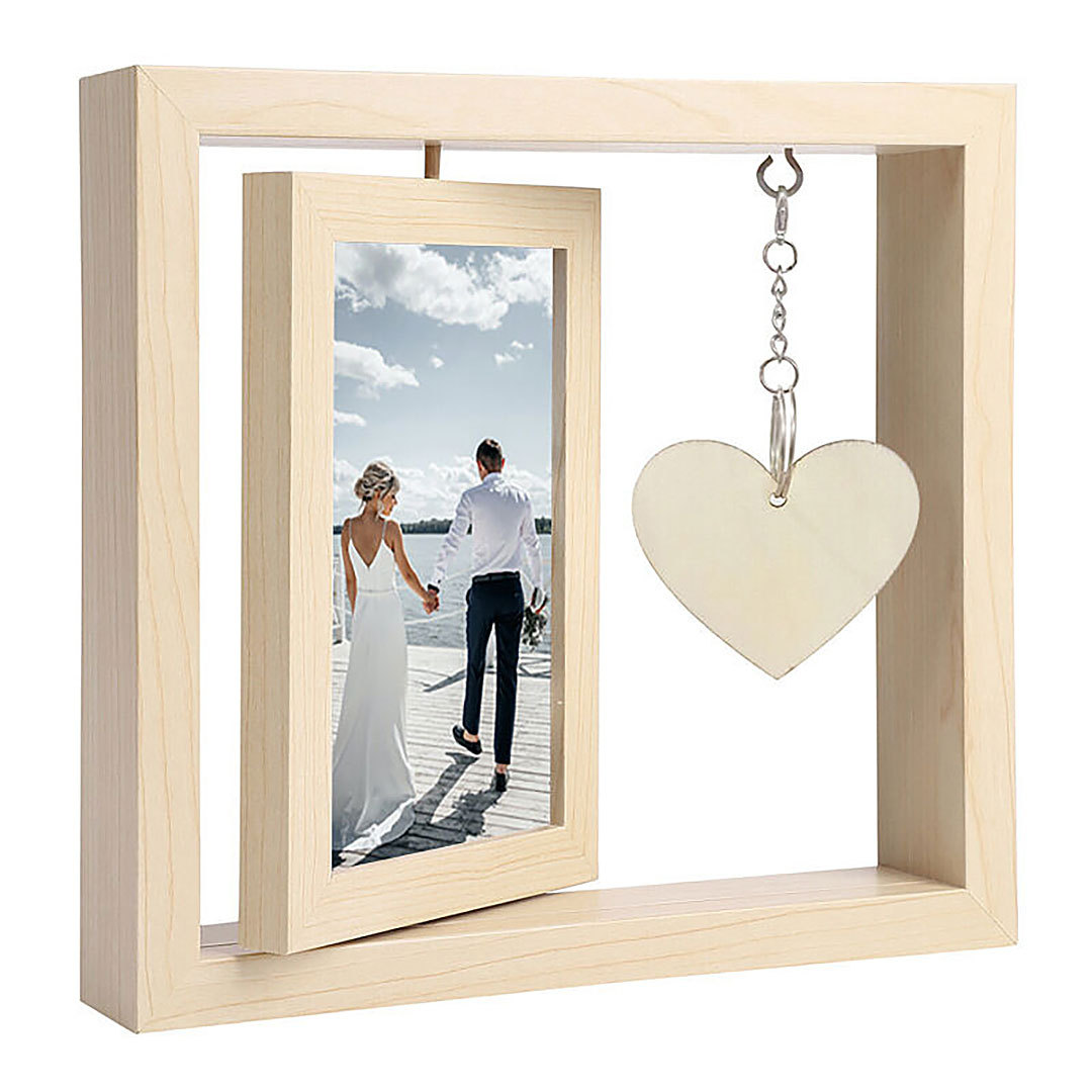 Personalized Rotating Photo Frames Valentine's Day Gifts for Couples-ancustom