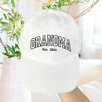 Personalized Hat Custom Embroidered Optional Nickname Design Great Gift for Dear Family-ancustom