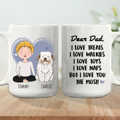 Love You The Most - Personalized Custom Coffee Mug-ancustom