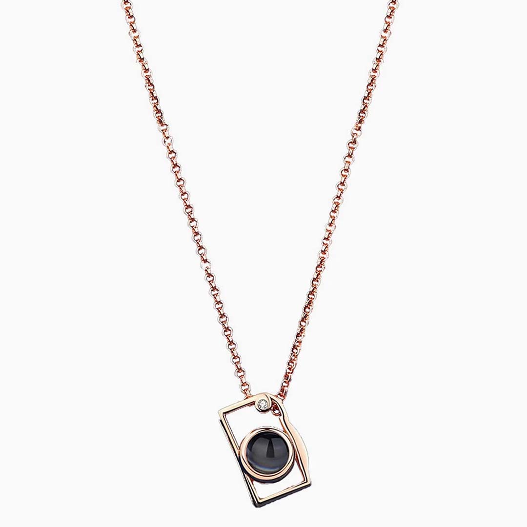  Camera Customized Photo Projection Necklace-ancustom