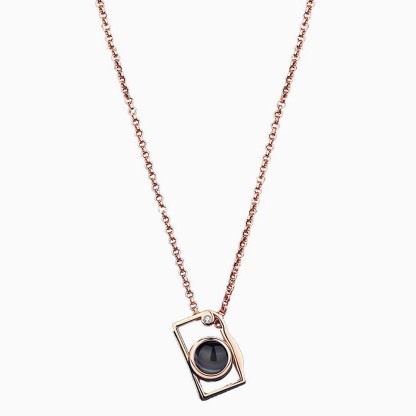  Camera Customized Photo Projection Necklace-ancustom