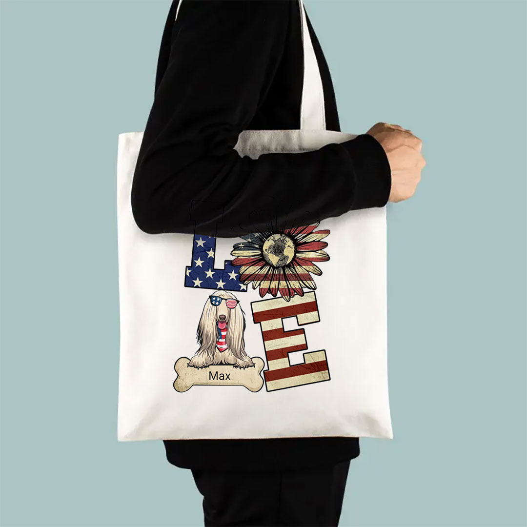 Love for Pets - 4th of July Gifts - Personalized Unisex Canvas Bag-ancustom