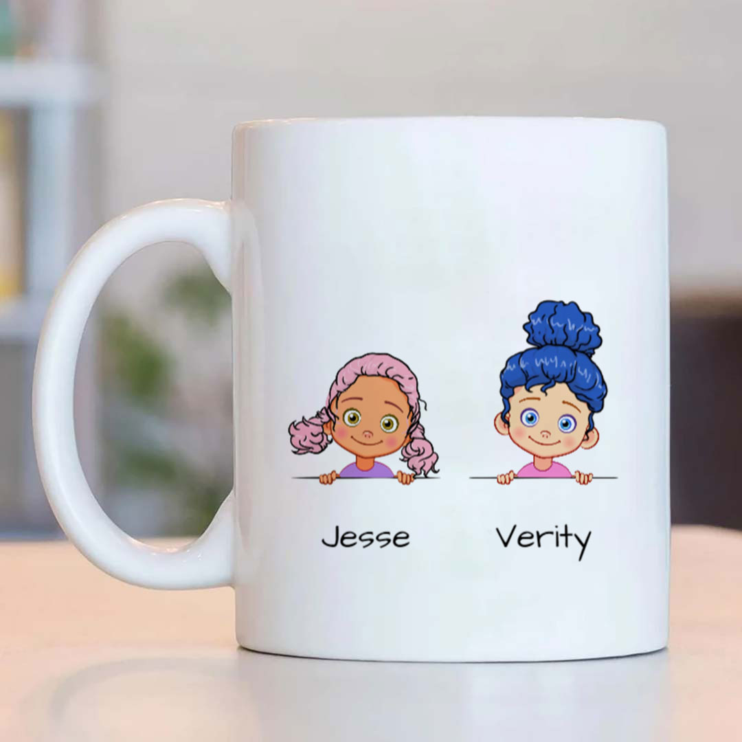Custom Personalized Grandma/Grandpa Coffee Mug -  I Try To Retire But Now I Work For My Grandkids-ancustom