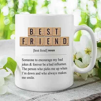 You Always Make Me Smile -  Gift For Besties - Personalized Mug-ancustom