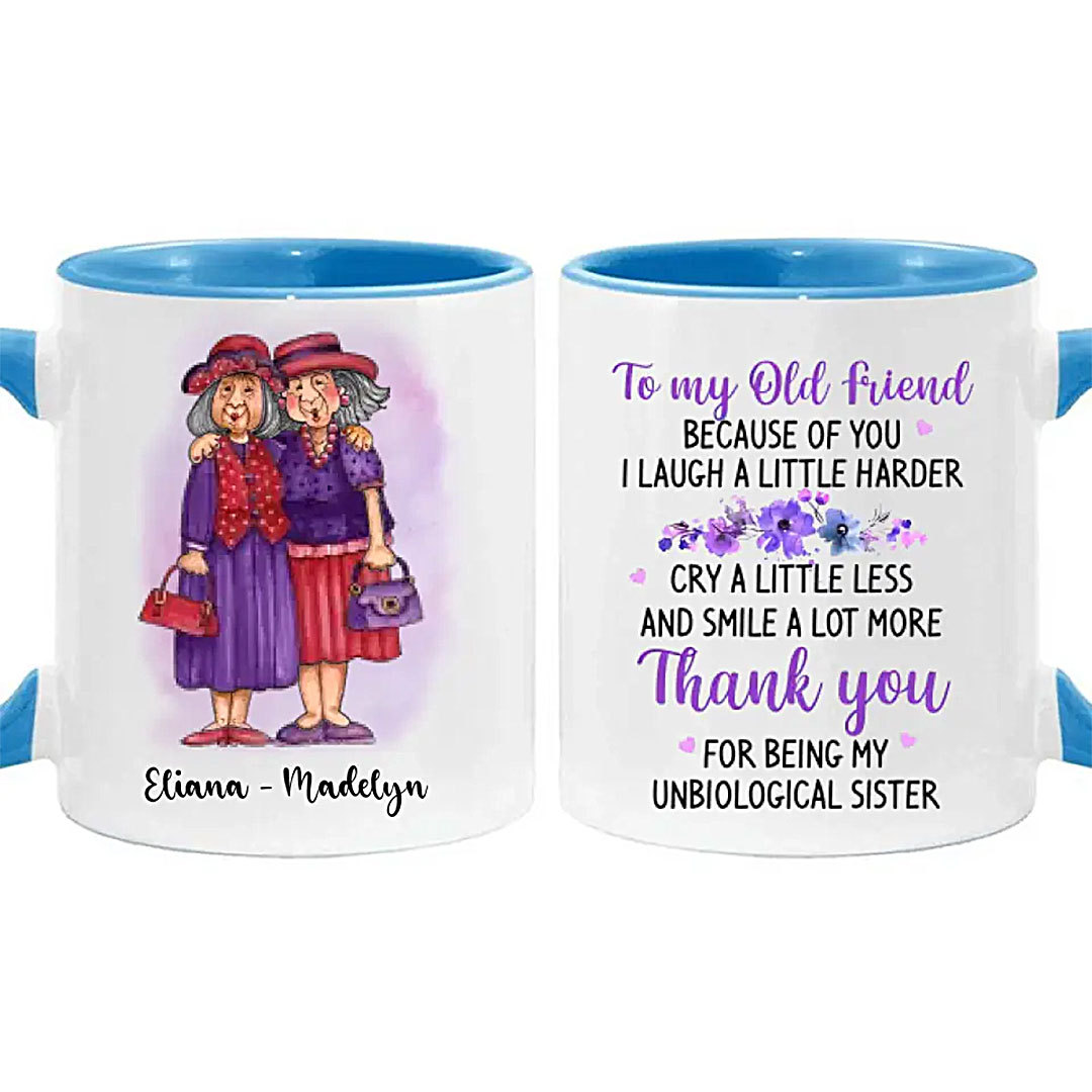 Old Friend Smile A Lot More Mug-ancustom