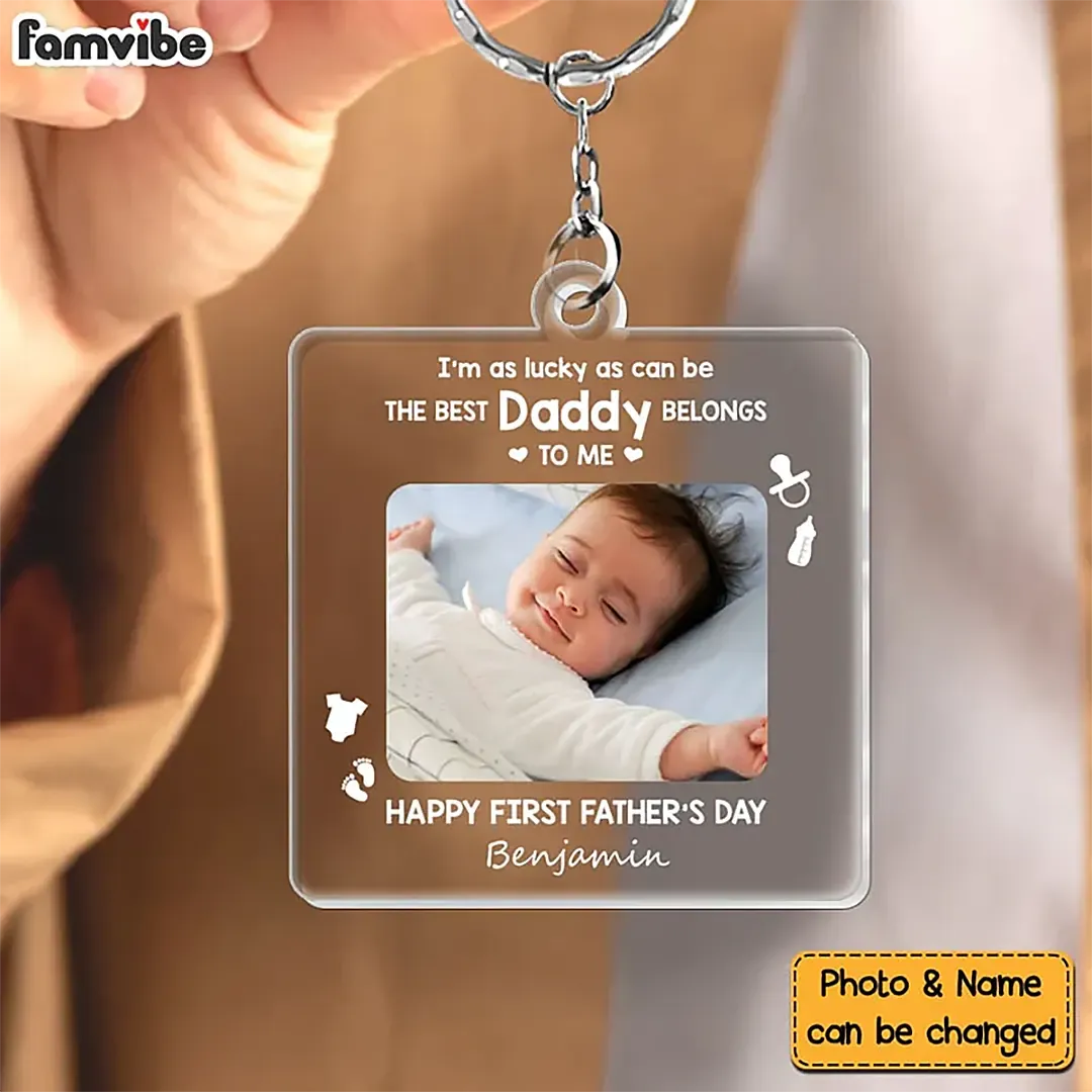 I'm As Lucky As Can Be Acrylic Keychain -ancustom