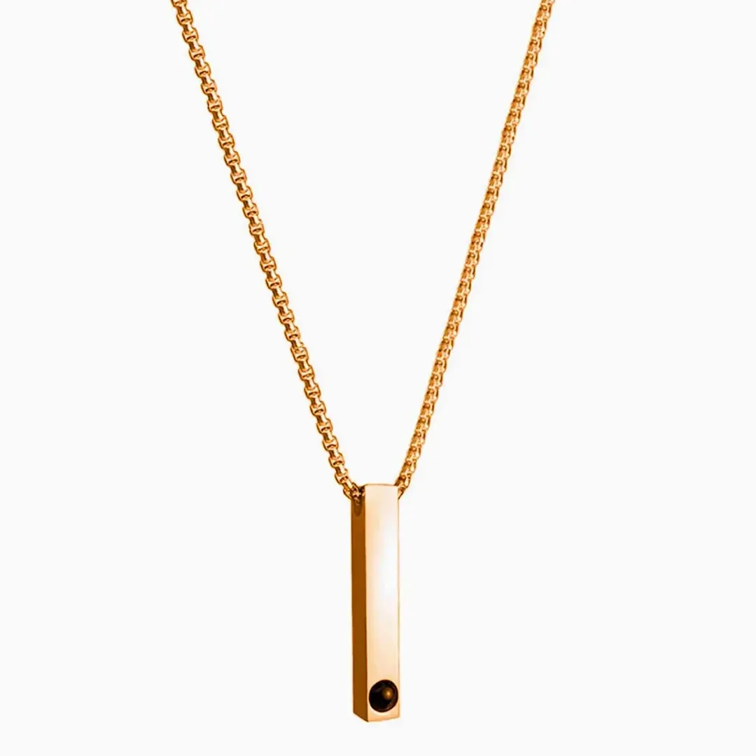 Simple Projection Necklace-ancustom