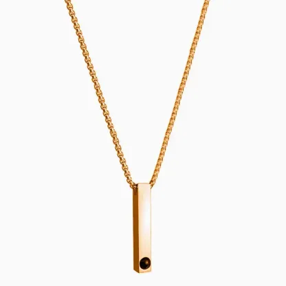 Simple Projection Necklace-ancustom