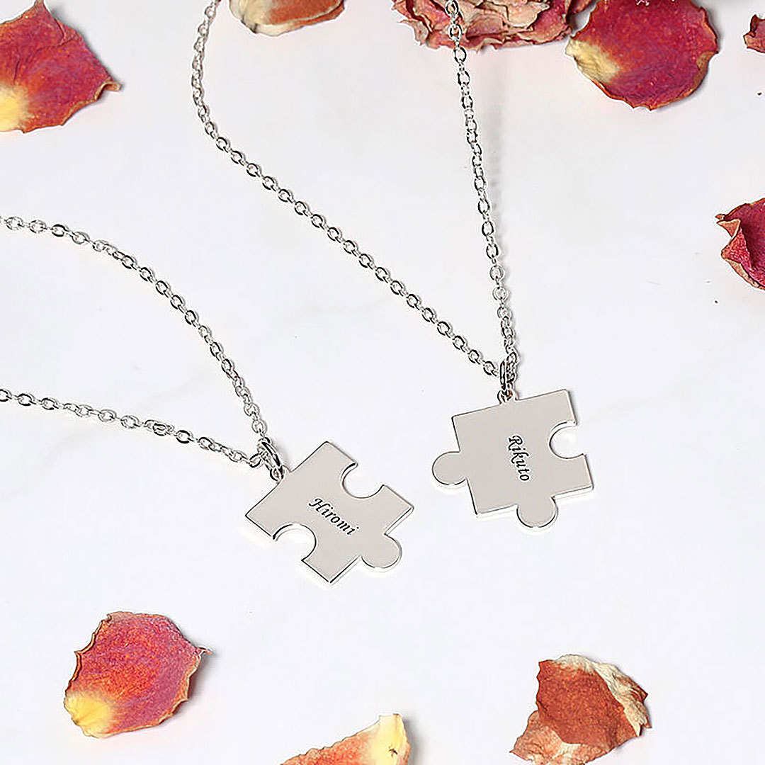 "Puzzle Game" Personalized Name Necklace-ancustom