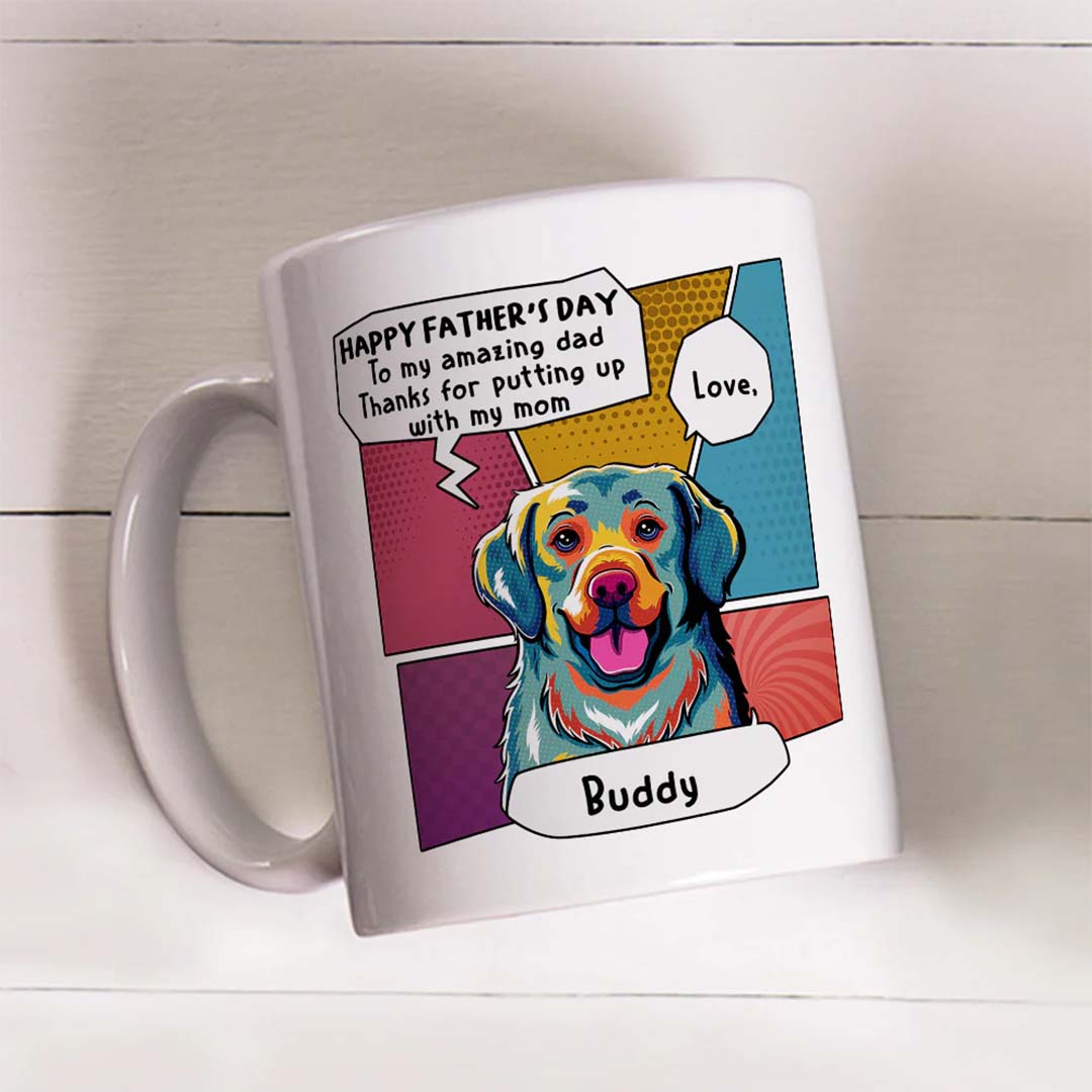 Pop Art Amazing Mom/Dad - Personalized Custom Coffee Mug-ancustom