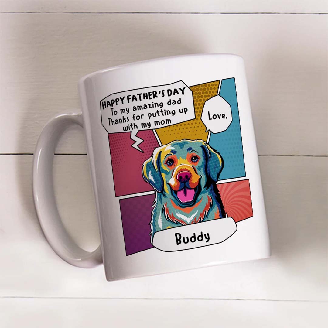 Pop Art Amazing Mom/Dad - Personalized Custom Coffee Mug-ancustom