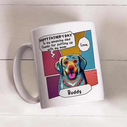 Pop Art Amazing Mom/Dad - Personalized Custom Coffee Mug-ancustom