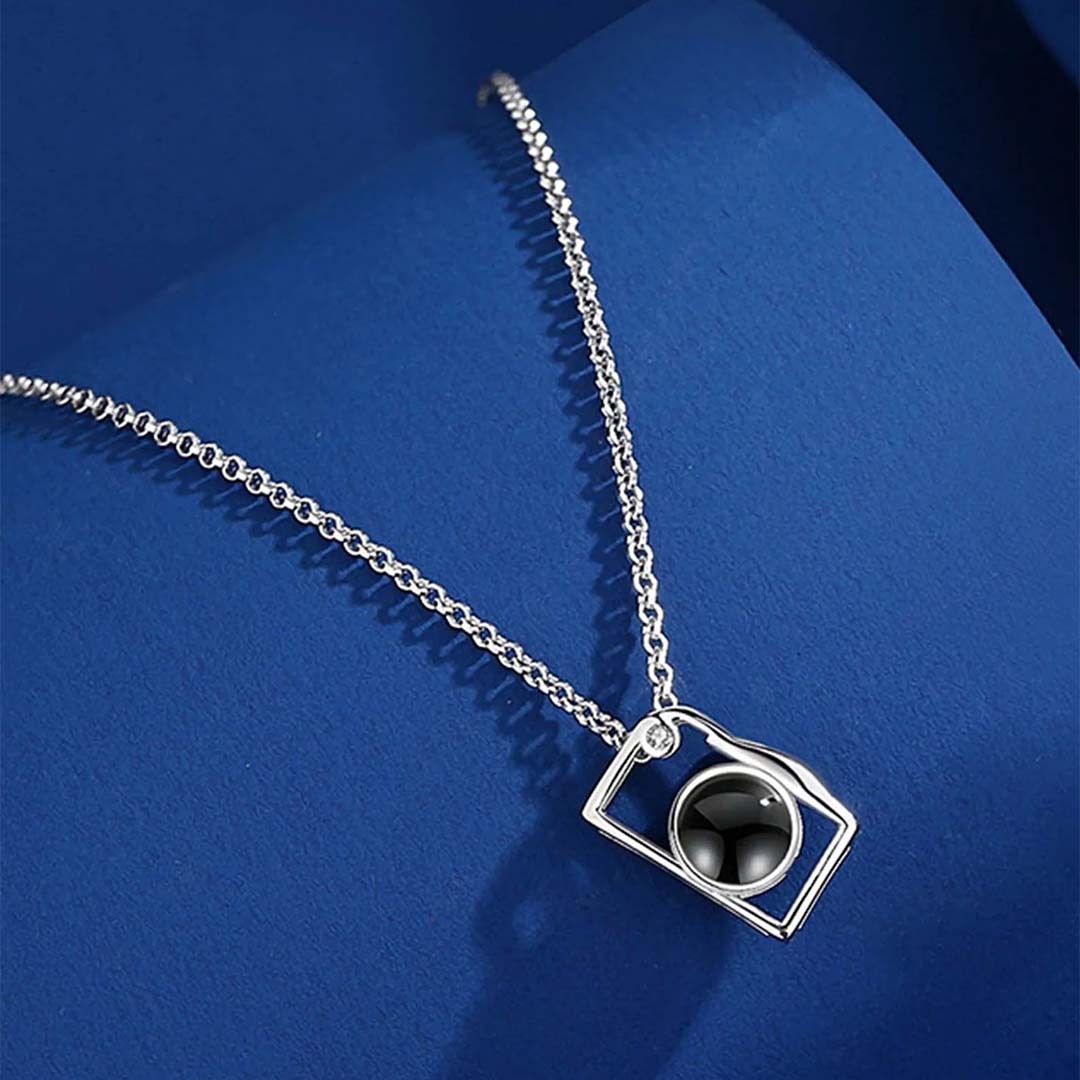  Camera Customized Photo Projection Necklace-ancustom