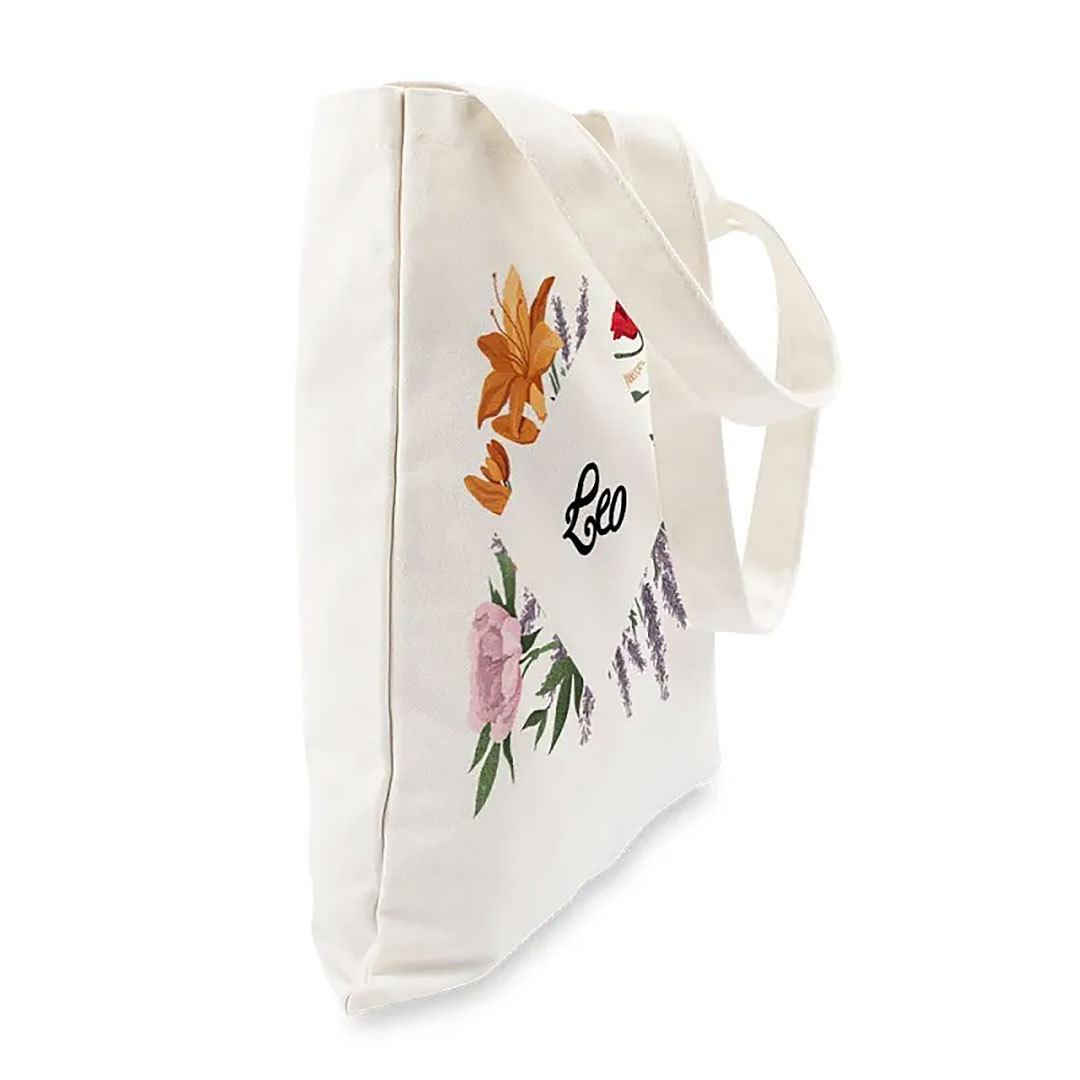 Custom Engraved Hand Bags Flower Theme-ancustom