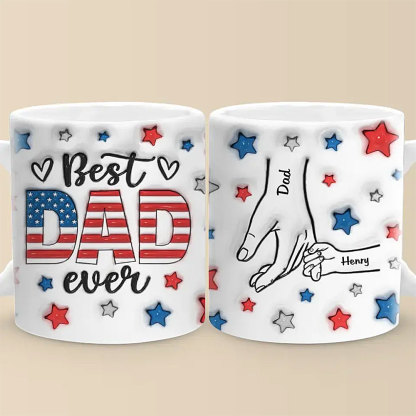 You Have To Deserve Your Father’s Love - Family Personalized Custom 3D Inflated Effect Printed Mug-ancustom